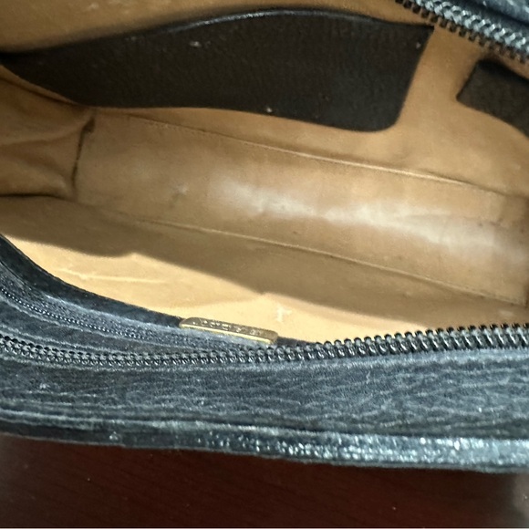 Bally Vintage Black Pebbled Leather Wristlet Clutch – Made in Italy - Picture 3 of 7